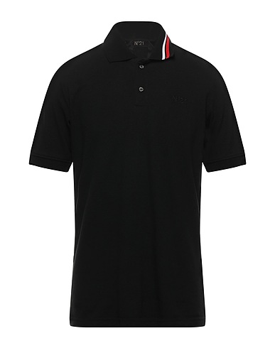 N°21 Polo shirt Black 100% Cotton