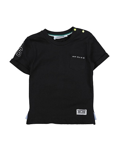 PACIOTTI 4US T-shirt Black 100% Cotton