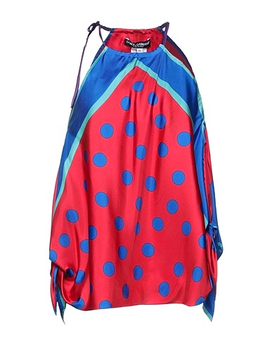DOLCE&GABBANA Silk top Red 100% Silk