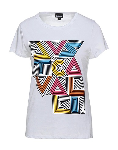JUST CAVALLI T-shirt Bianco 100% Cotone