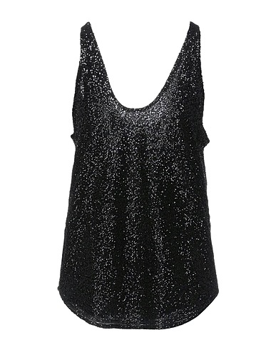 IRO Top Black 100% Viscose, Polyester