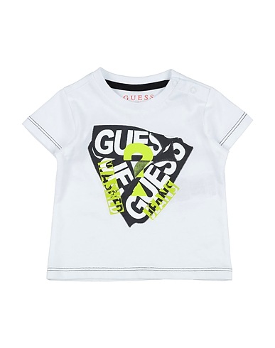 GUESS T-shirt White 100% Cotton