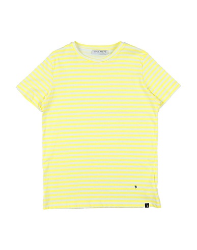 MANUEL RITZ T-shirt Yellow 100% Cotton