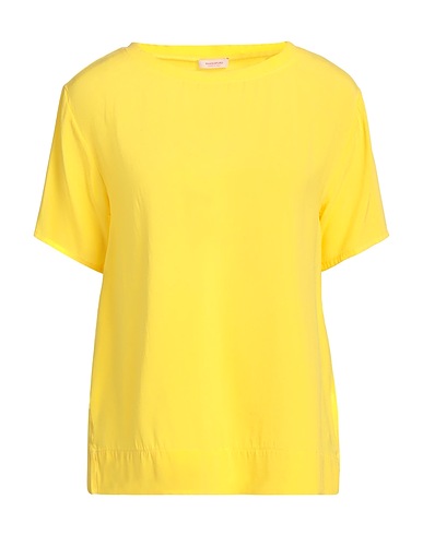 ROSSOPURO Top Giallo 94% Seta, 6% Fibre elastiche