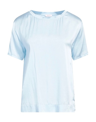 ROSSOPURO Top Sky blue 94% Silk, 6% Elastic fibres