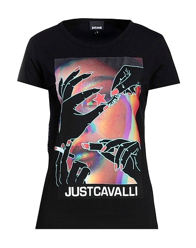 JUST CAVALLI T-shirt Black 100% Cotton