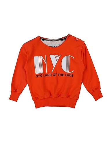 FRED MELLO Sweatshirt Orange 100% Cotton