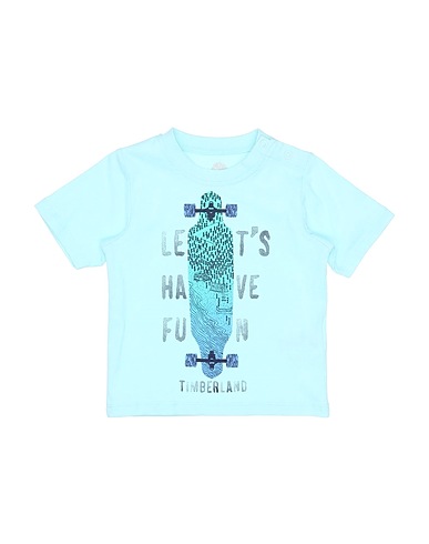 TIMBERLAND T-shirt Light green 100% Cotton, Elastane