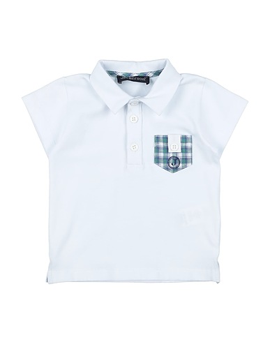 JECKERSON Polo shirt White 93% Cotton, 7% Elastane