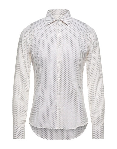 TAKESHY KUROSAWA Patterned shirt White 100% Cotton