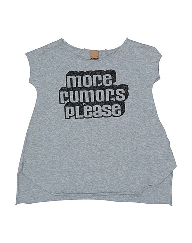 PLEASE T-shirt Grey 100% Cotton