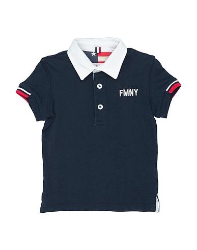FRED MELLO Polo Blu notte 100% Cotone