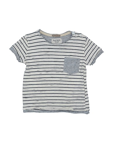 FRED MELLO T-shirt Ivory 100% Cotton