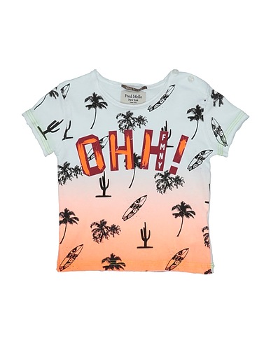 FRED MELLO T-shirt White 100% Cotton