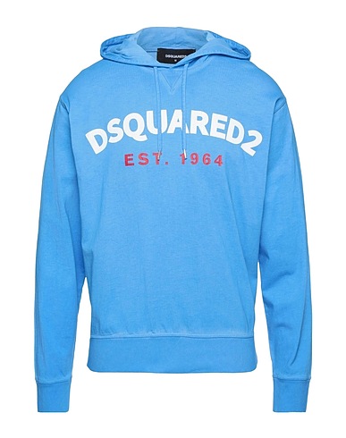 DSQUARED2 Hoodie Azurblau 100% Baumwolle