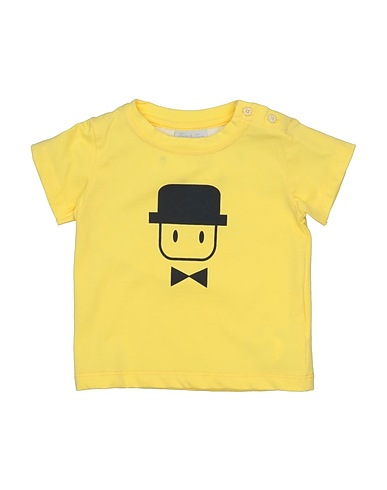FUN & FUN T-shirt Pastel yellow 95% Cotton, 5% Elastane