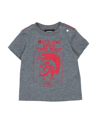 DIESEL T-shirt Grey 100% Cotton