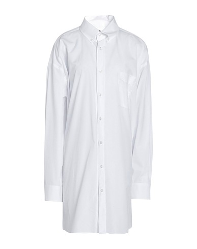 MAISON MARGIELA Solid colour shirts & blouses White 100% Cotton
