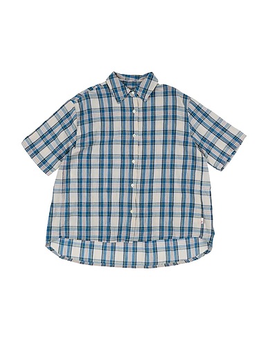 AO76 Patterned shirt Beige 100% Cotton