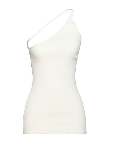 SSHEENA One-shoulder top Ivory 75% Viscose, 25% Polyamide