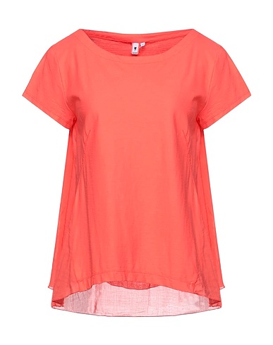EUROPEAN CULTURE T-shirt Corallo 70% Cotone, 30% Ramiè