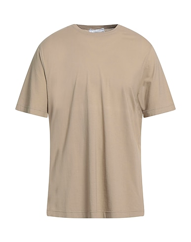 FILIPPO DE LAURENTIIS Basic T-Shirt Beige 100% Cotton