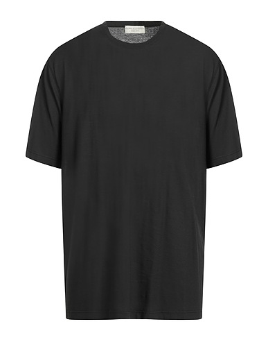 FILIPPO DE LAURENTIIS Basic T-shirt Black 100% Cotton