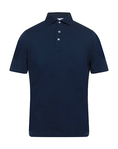 FILIPPO DE LAURENTIIS Поло Иссиня-чёрный 100% Хлопок