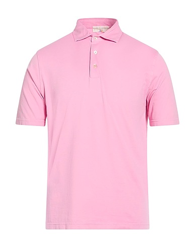 FILIPPO DE LAURENTIIS Polo shirt Pink 100% Cotton