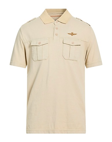 FILIPPO DE LAURENTIIS Polo shirt Cream 100% Cotton