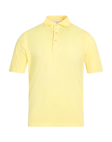 FILIPPO DE LAURENTIIS Polo shirt Pastel yellow 100% Cotton