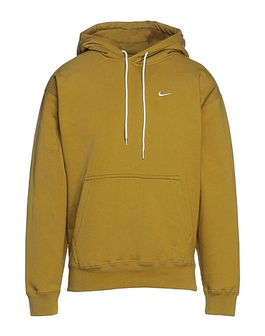 NIKE Hooded sweatshirt Military green 84% Cotton, 16% Polyester