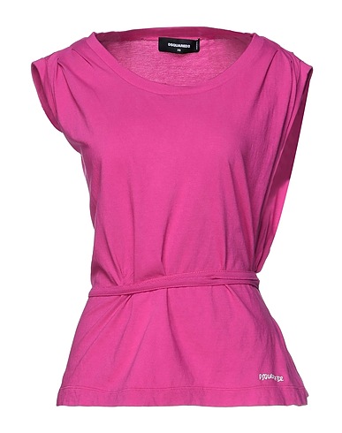 DSQUARED2 T-Shirt Fuchsia 100% Baumwolle