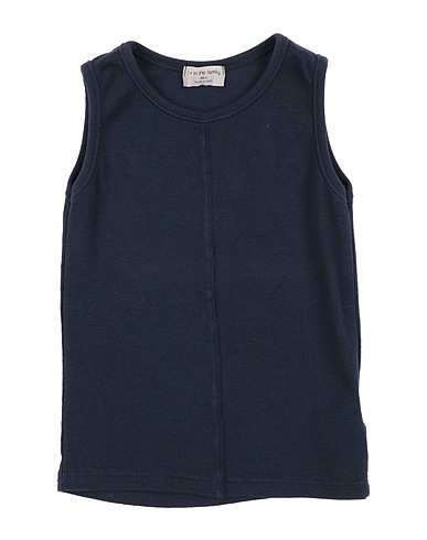 1 + IN THE FAMILY Tank top Midnight blue 95% Cotton, 5% Elastane