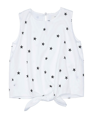 VICOLO Top Bianco 100% Poliestere