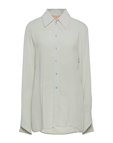 SSHEENA Solid color shirts & blouses Light grey 100% Viscose