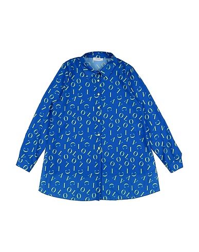VICOLO Patterned shirts & blouses Bright blue 100% Polyester