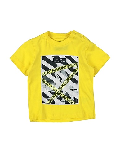 PACIOTTI 4US T-shirt Yellow 100% Cotton