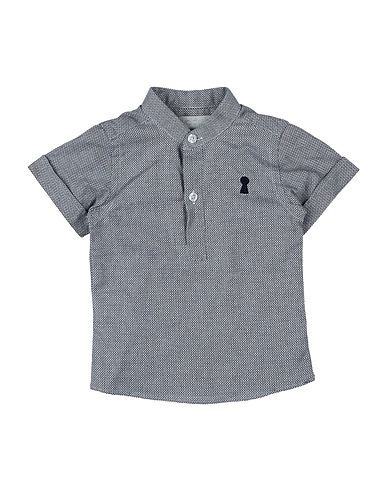 MYCLÒ SET Patterned shirts & blouses Midnight blue 100% Cotton