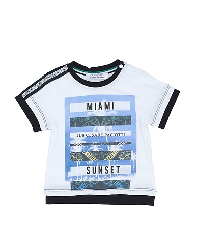 PACIOTTI 4US T-Shirt Weiß 100% Baumwolle