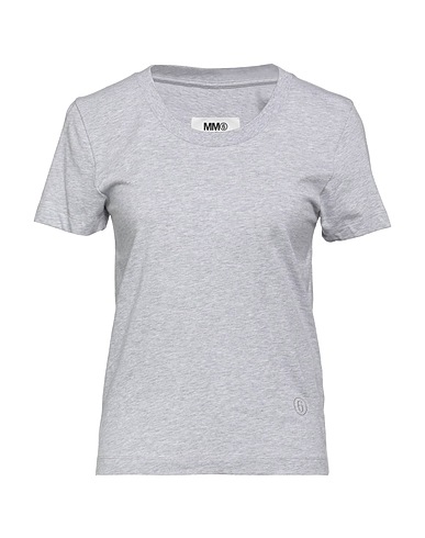 MM6 MAISON MARGIELA Basic T-Shirt Light grey 100% Cotton
