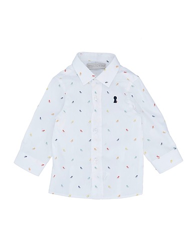 MYCLÒ SET Camicia fantasia Bianco 100% Cotone