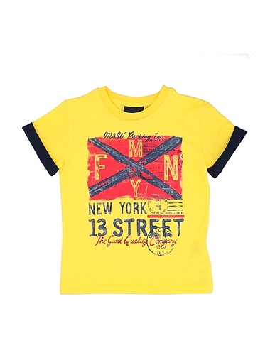 FRED MELLO T-shirt Yellow 100% Cotton
