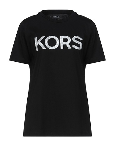 MICHAEL MICHAEL KORS T-shirt Black 100% Cotton, Metal