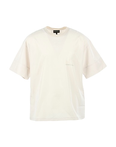 EMPORIO ARMANI T-shirt Beige 100% Poliestere, Elastan