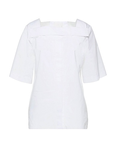 GIVENCHY Solid color shirts & blouses White 100% Cotton