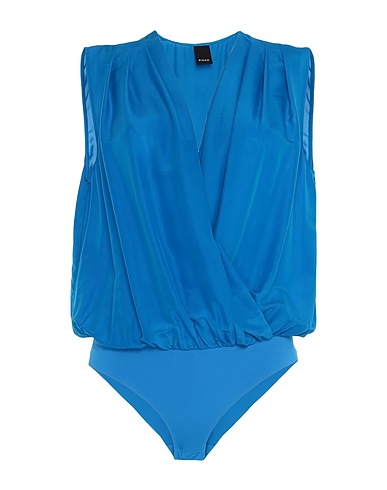 PINKO TOPS & TEES Blue 80% Viscose, 20% Silk, Polyamide