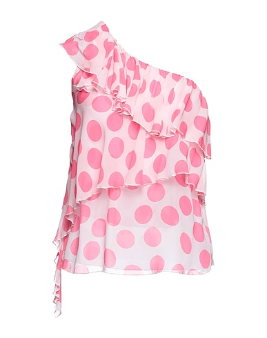 BE BLUMARINE One-Shoulder-Top Rosa 100% Viskose