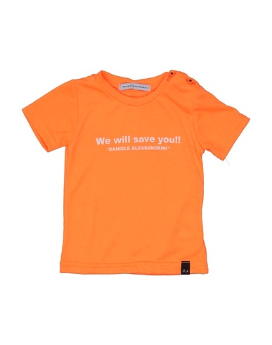DANIELE ALESSANDRINI T-shirt Orange 100% Polyester