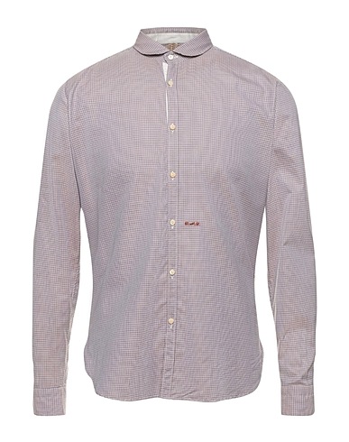 DNL Checked shirt Brown 100% Cotton
